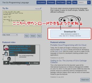 「Go」をダウンロードする1