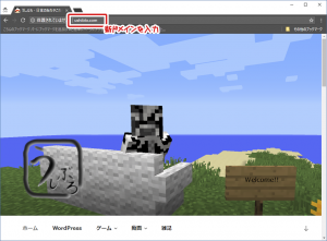 新ドメインにアクセスしてみる