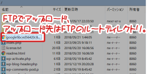 HTMLファイルのアップロード