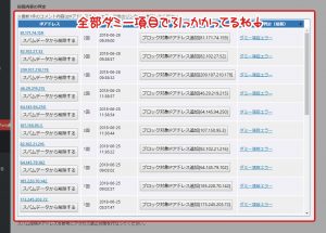 全部ダミー項目で検知されてる